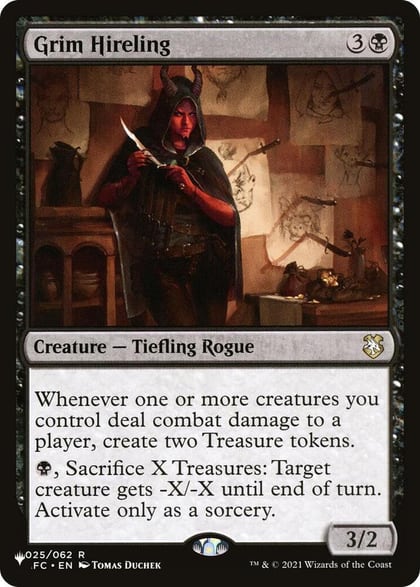 Grim Hireling, The List Reprints 025/062