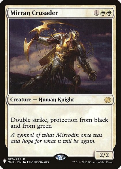 Mirran Crusader, The List Reprints 025/249