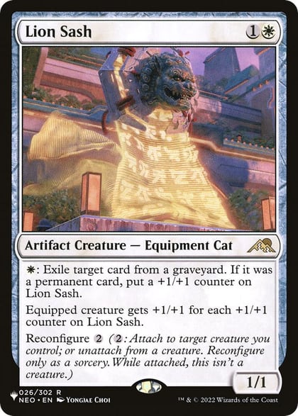 Lion Sash, The List Reprints 026/302