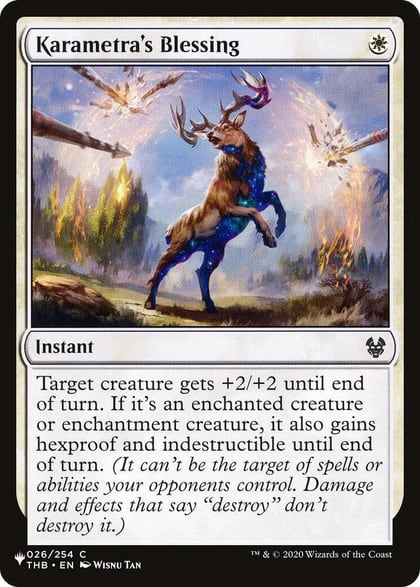 Karametra's Blessing, The List Reprints 026/254