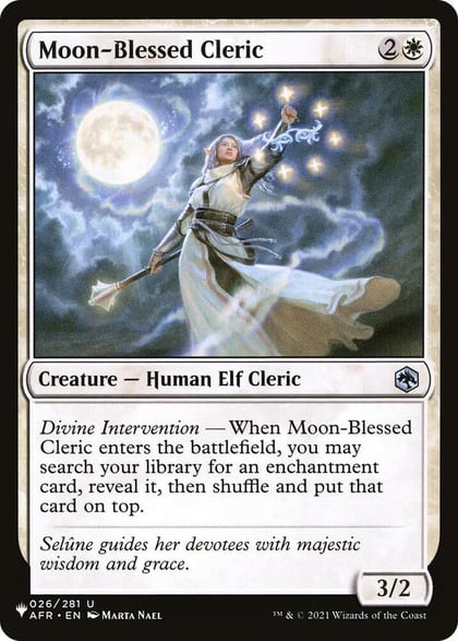 Moon-Blessed Cleric, The List Reprints 026/281