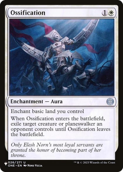 Ossification, The List Reprints 026/271