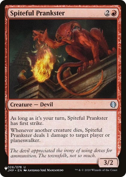 Spiteful Prankster, The List Reprints 026/078