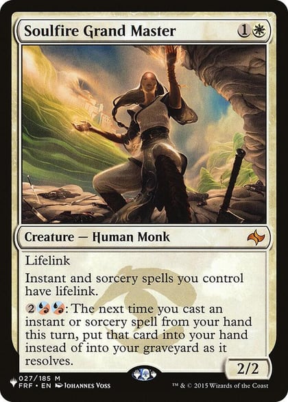 Soulfire Grand Master, The List Reprints 027/185