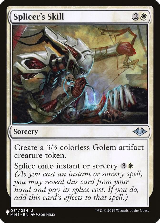 Splicer's Skill, The List Reprints 031/254