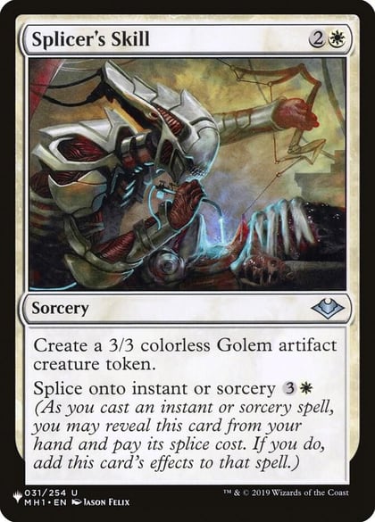 Splicer's Skill, The List Reprints 031/254