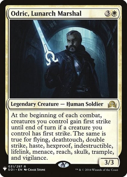 Odric, Lunarch Marshal (SOI), The List Reprints 031/297