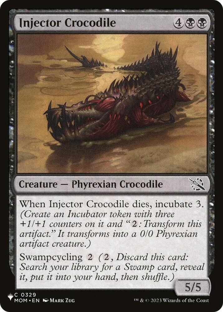 Injector Crocodile, The List Reprints 0329