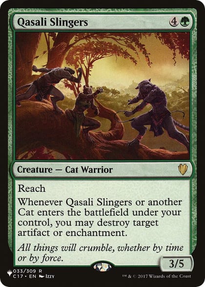 Qasali Slingers, The List Reprints 033/309