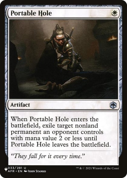 Portable Hole, The List Reprints 033/281