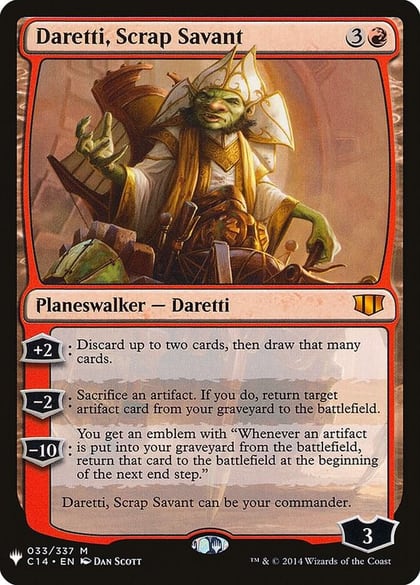 Daretti, Scrap Savant (C14), The List Reprints 033/337