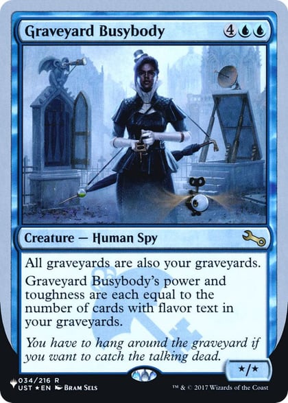 Graveyard Busybody, The List Reprints 034/216