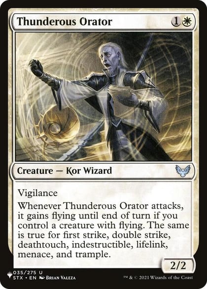 Thunderous Orator, The List Reprints 035/275