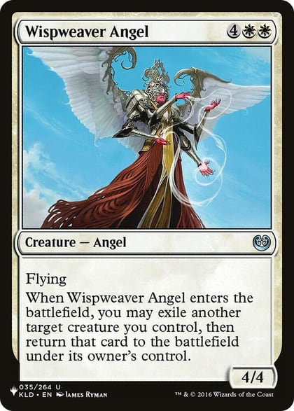 Wispweaver Angel, The List Reprints 035/264
