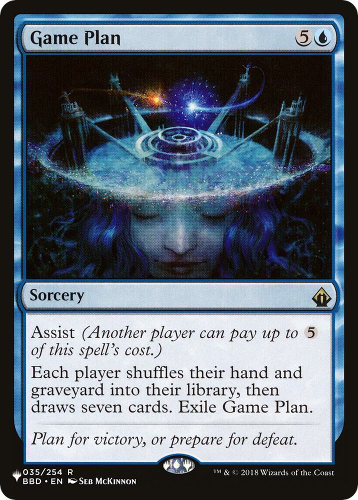 Game Plan, The List Reprints 035/254