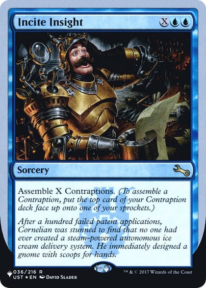 Incite Insight, The List Reprints 036/216