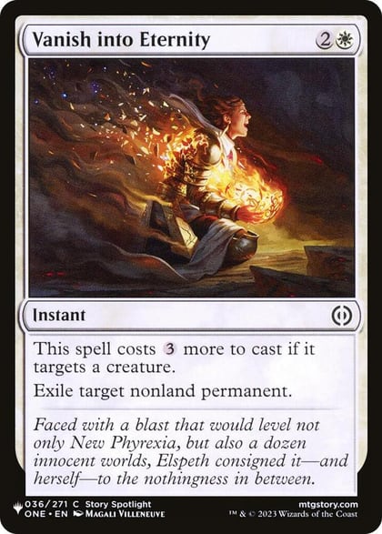 Vanish into Eternity, The List Reprints 036/271
