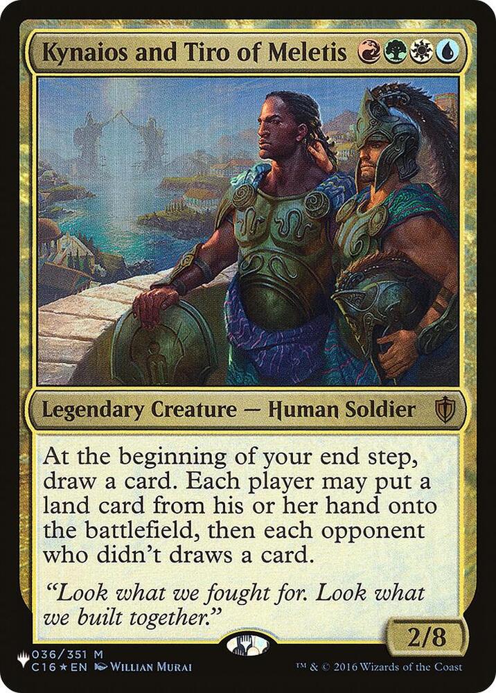 Kynaios and Tiro of Meletis, The List Reprints 036/351