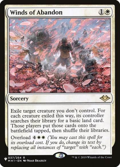 Winds of Abandon, The List Reprints 037/254