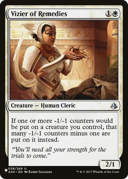 Vizier of Remedies, The List Reprints 038/269