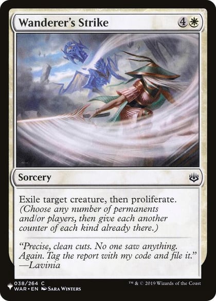 Wanderer's Strike, The List Reprints 038/264