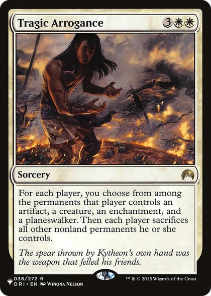 Tragic Arrogance, The List Reprints 038/272