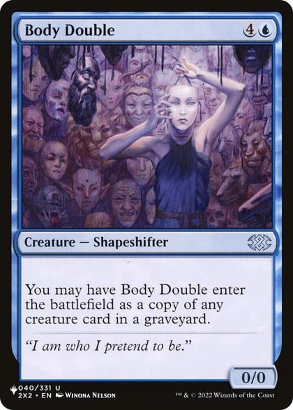 Body Double, The List Reprints 040/024