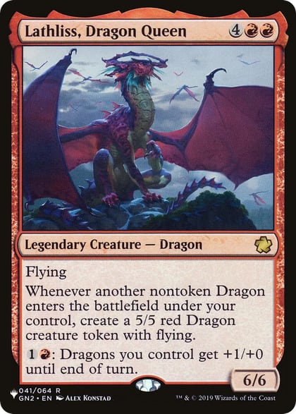 Lathliss, Dragon Queen, The List Reprints 041/064