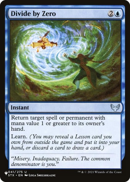 Divide by Zero, The List Reprints 041/275