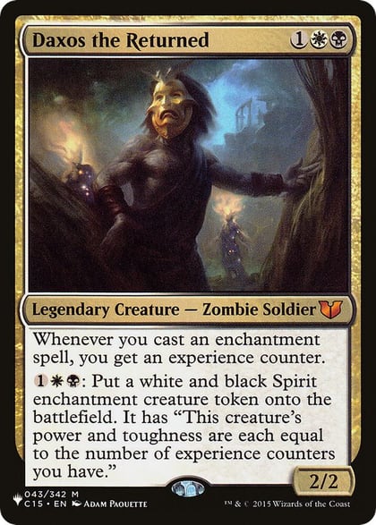 Daxos the Returned, The List Reprints 043/342