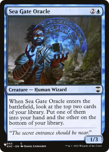 Sea Gate Oracle (KHC), The List Reprints 043
