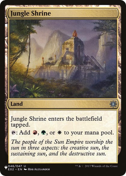 Jungle Shrine (E02), The List Reprints 046/047