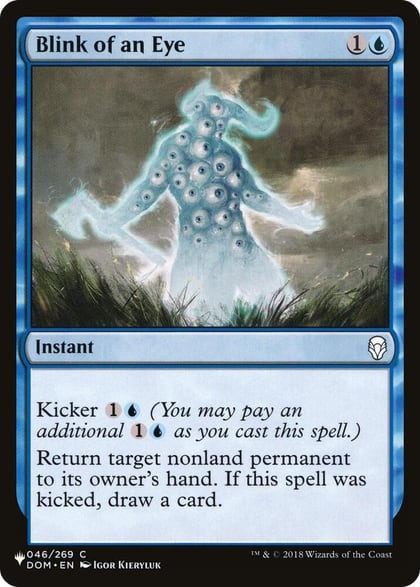 Blink of an Eye, The List Reprints 046/269