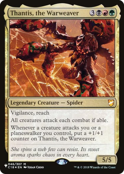 Thantis, the Warweaver, The List Reprints 046/307