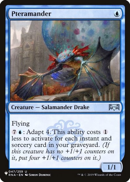 Pteramander, The List Reprints 047/259