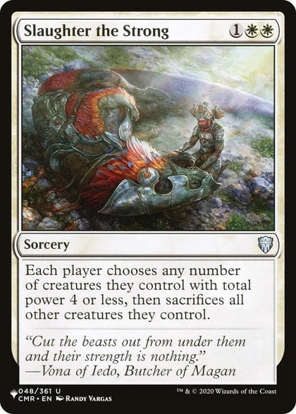 Slaughter the Strong, The List Reprints 048/361
