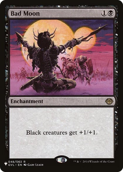 Bad Moon (GVL), The List Reprints 048/063
