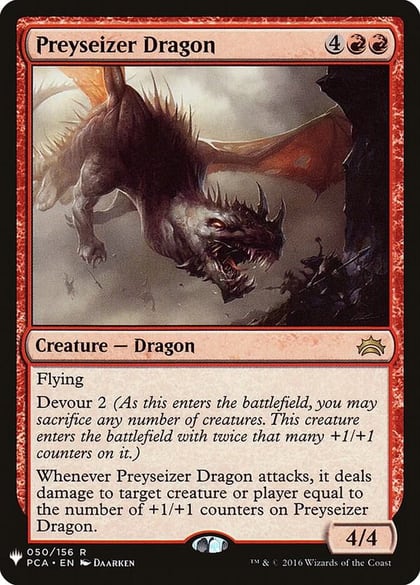 Preyseizer Dragon, The List Reprints 050/156