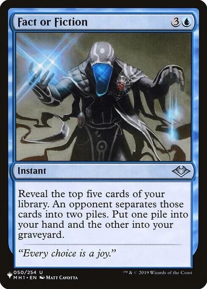 Fact or Fiction (MH1), The List Reprints 050/254