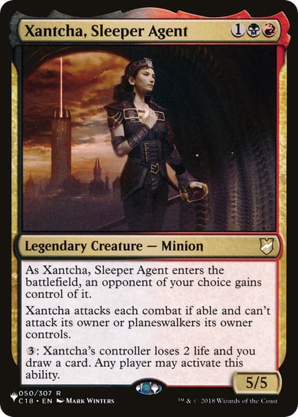 Xantcha, Sleeper Agent, The List Reprints 050/307