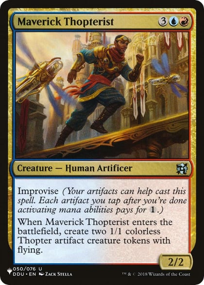 Maverick Thopterist (DDU), The List Reprints 050/076