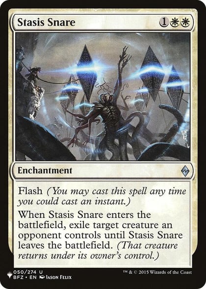 Stasis Snare, The List Reprints 050/274