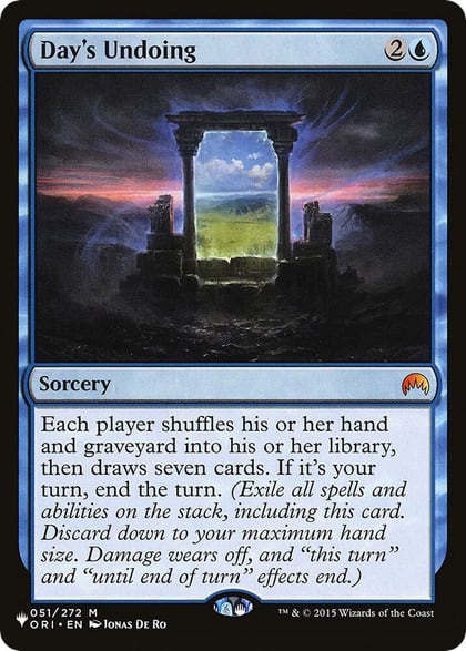 Day's Undoing, The List Reprints 051/272