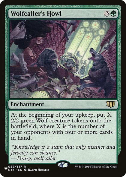 Wolfcaller's Howl, The List Reprints 052/337