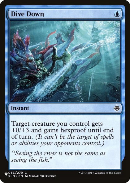 Dive Down, The List Reprints 053/279