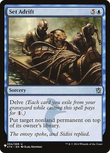 Set Adrift, The List Reprints 054/269