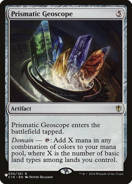 Prismatic Geoscope, The List Reprints 055/351