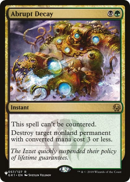 Abrupt Decay, The List Reprints 057/127