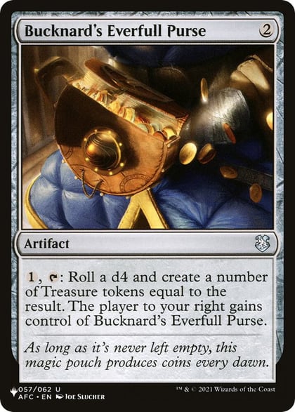 Bucknard's Everfull Purse, The List Reprints 057/062