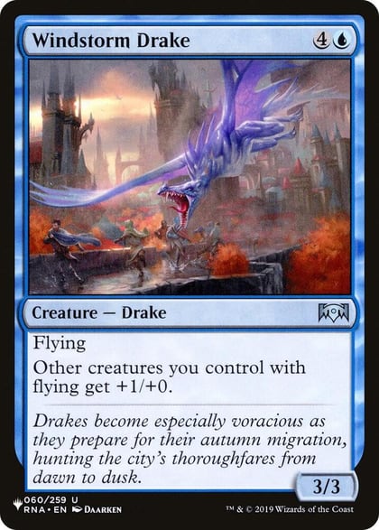 Windstorm Drake, The List Reprints 060/259